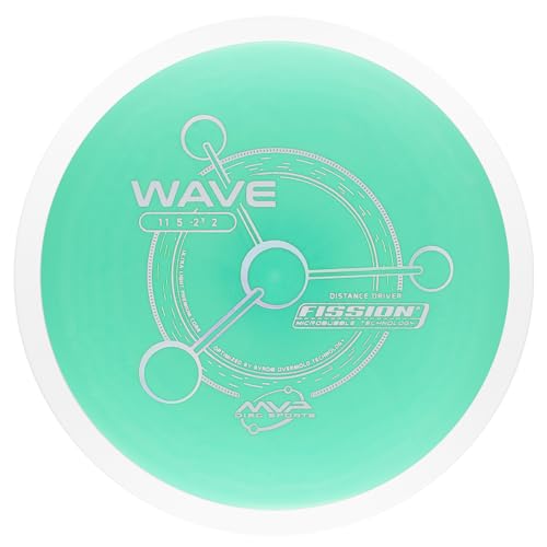 MVP Disc Sports Fission Wave Disc Golf Distance Driver (Colors May Vary) - size: 165-170g