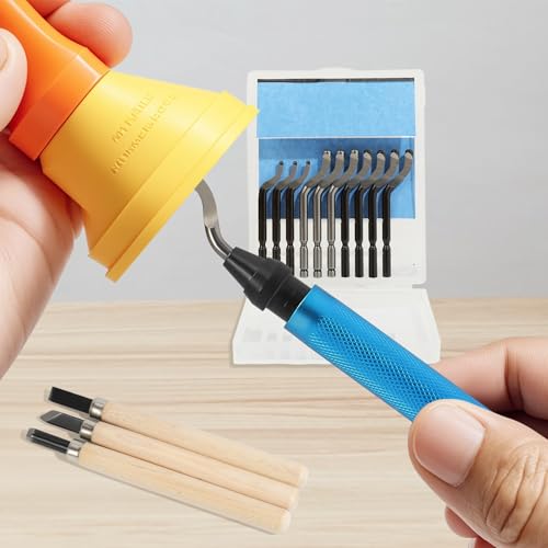 VASTOOLS 42Pcs 3D Printer Accessories Kit, Professional Deburring Tool Set with Nozzle Cleaning Needles, Scraper, Pliers, Files,Sanding & Polishing Tools for 3D Printing