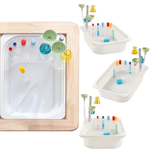 bopoobo Sensory Lab Tray Set Montessori-Inspired Sensory Play The All-in-One Science Station for Curious Toddlers (Chemistry Tools - Tabletop Set)