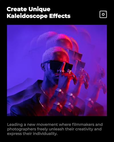 K&F CONCEPT 82mm Kaleidoscope Effects Filter Prism - size: 82mm