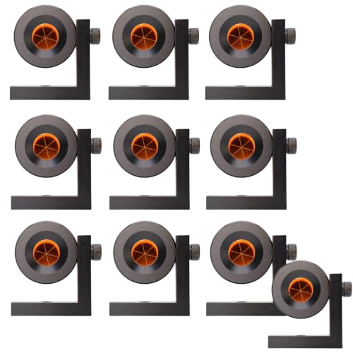 10 Pack 90 Degree Survey Prism, GMP104 Monitering Prism with L Bracket