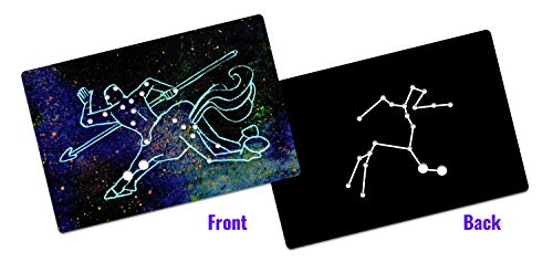 Roylco Astronomical Constellation Cards, Light Table Activity, STEM Educational Flashcards, Large and Easy to use, Sturdy, Water Resistant, Quality