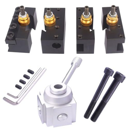 120034 Tool Post & Lathe Tool Holder & Axa Tool Holder for Mini Lathe