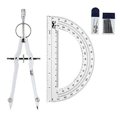 Mr. Pen- Protractor and Compass Set, Compass Protractor Set, Protractor - size: 1 Set