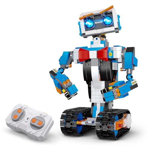 okk Robot Building Kit for Kids Ages 6-12, Remote Control STEM Coding Toy