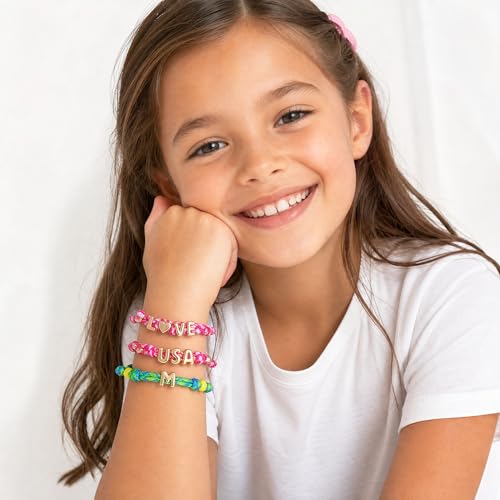 RepaTime DIY Bracelet Making Kit for Women with Alphabet Beads - color: Bead Kit-E