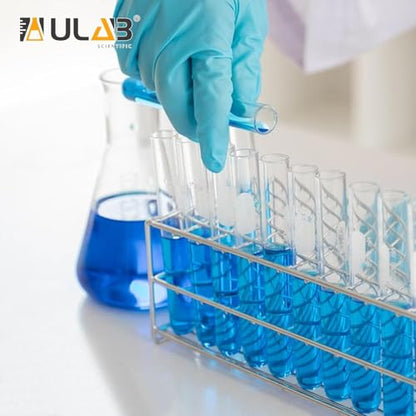 ULAB Stainless Steel Test Tube Rack, Wire Constructed, 12 Places, Suitable for Tubes of Dia.≤25mm, UTR1009 - color: 12holes Steel