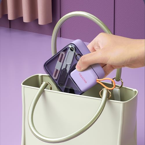 Sewing Kit, Needle and Thread Kit with Travel Sewing Supplies and Accessories for Adults,Kids,Beginner with Scissors,Sewing Needles Thimble,Thread,Seam RipperTape Measure etc (Purple) - color: Purple