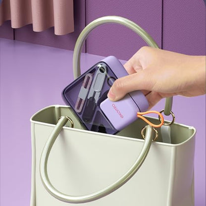 Sewing Kit, Needle and Thread Kit with Travel Sewing Supplies and Accessories for Adults,Kids,Beginner with Scissors,Sewing Needles Thimble,Thread,Seam RipperTape Measure etc (Purple) - color: Purple