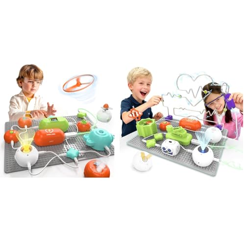 SMILESSKIDDO Science Kits for Kids，STEM Toys for Kid, Electronics Exploration Kit，STEM Educational Toy Gifts for Kid Boys Girls