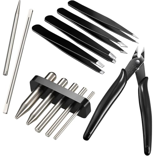 Honoson 12 Pcs Metal Model Tool Kit for 3D Earth Puzzles