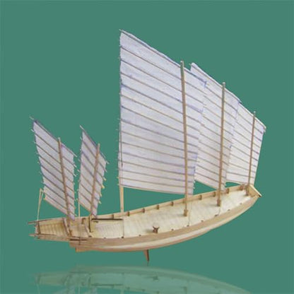 Avtytsda DIY Hobby Wooden Ship Science Equipmen Assembly Model Boat Kits Sailing Boat Kit Ship Craft Laser-Cut Model Kits to Build (1/80 Ancient Sailing) - size: 1/80 Ancient Sailing
