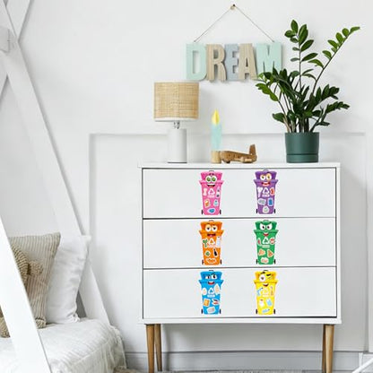 24 Sheets Recycling Bin Make a Face Sticker, Make Your Own Trash Bin Stickers Mix and Match Sticker for Home School Classroom Crafts Activities Reward Birthday Party Favors - style: Trash Sorting