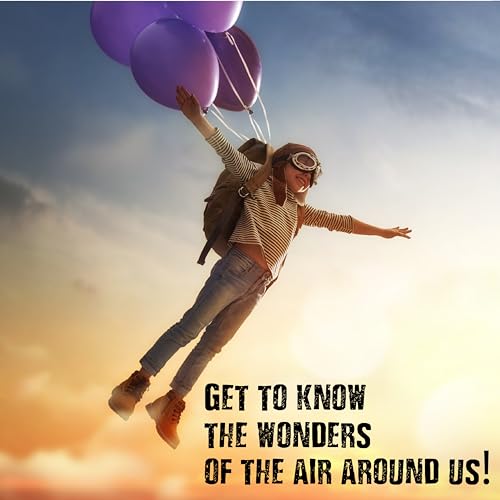 Einstein’s Air Science Kit for Kids. STEM for Boys & Girls Aged 8 and Above. 15 Exciting Experiments Inside. Detailed Picture Guide Included. - color: Azul and Orange