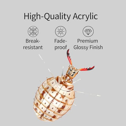 3D Acrylic Insect Puzzle DIY Bug Model Kit Animal STEM Gift - color: Ant-lion