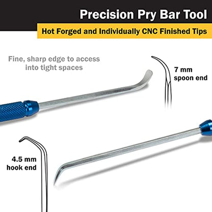 Titan Tools 85502 Precision Spoon and Hook Pry Bar Tool - style: Spoon and Hook