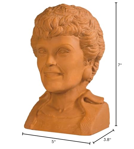 Chia Pet Golden Girls Blanche with Seed Pack, Decorative Pottery Planter, Easy to Do and Fun to Grow, Novelty Gift, Perfect for Any Occasion - style: GG Blanche - Active