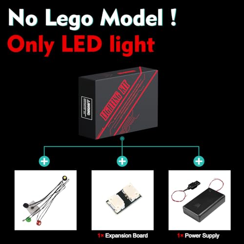 VONADO Led Light Kit Compatible with Lego 21189 Skeleton Dungeon, DIY Decor Lights for Lego Building Blocks