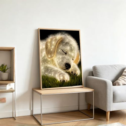 BYGFHLYW 5D Diamond Painting Kit, Dog Diamond Art for Adults 12X16In - color: KM1138-1