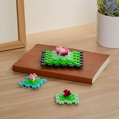 PLUS PLUS Inspired, Monet The Japanese Footbridge- Art Building Set 350 pc - color: Monet, the Japanese Footbridge
