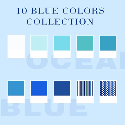 ADIIL 7200pcs Clay Beads Bracelet Making Kit, 6mm Polymer Heishi Beads for Jewelry Making, Friendship Bracelet Kit Birthday Gift for Adults Blue - color: Blue