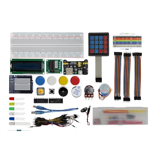 774Pcs UNO R3 Super Starter Kit Project Complete Ultimate with Tutorial Compatible with Arduino IDE - color: 774Pcs UNO R3 Super Starter Kit