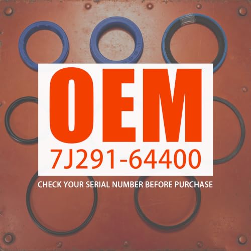 1 Pack 7J291-64400 Boom & Bucket Cylinder Seal Kit for Kubota Front Loaders