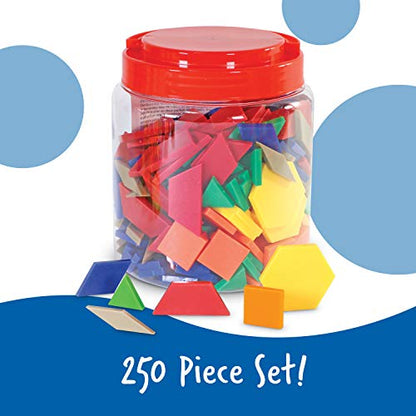 Learning Resources Plastic Pattern Blocks