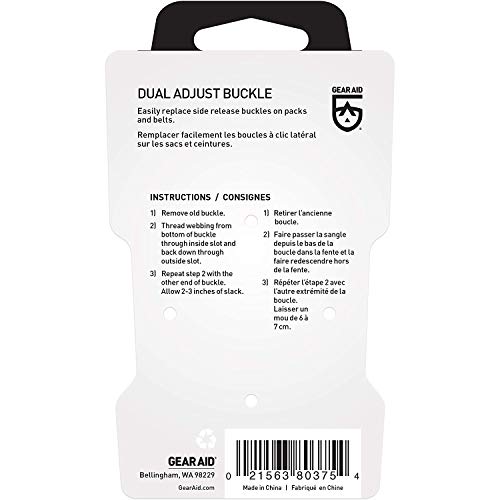 GEAR AID Dual Adjust Buckle Kit - style: 1.5”