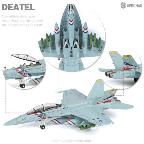 1/72 F-18 Bounty Hunters Quick Build Fighter Jet Assemble Model - color: 6.f-18 Vfa-2