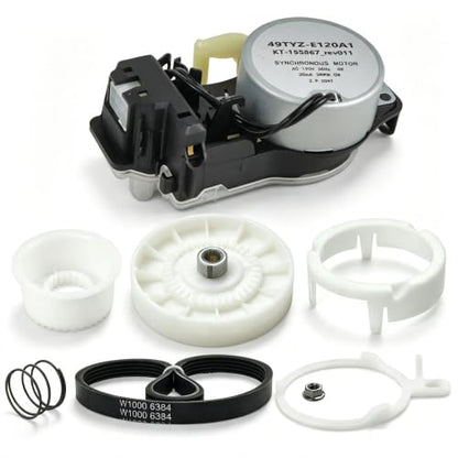W10913953 W11481722 50SM21-1-221B Washer Shift Actuator W10721967 Washer Pulley Clutch Kit & W10006384 Washer Drive Belt Compatible with Whirlpool Kenmore Maytag WTW5000DW1 MVWX655DW1 Washers