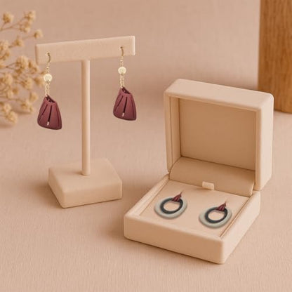 Polymer Clay Cutters - 12 Shapes Leather Twisting Jewelry Earrings Cutter, Polymer Clay Cutters for Jewelry, Earring Making Kit with Storage Box - style: Leather Distortion theme (12 pcs)
