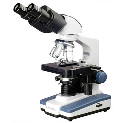 AmScope B120 Siedentopf Binocular Compound Microscope, 1000X - style: Base Microscope