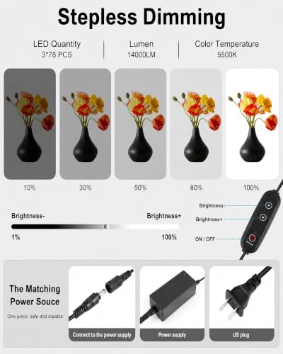 PULUZ 32"x32" Light Box Photography, Large Photo Light Box with 3 Stepless Dimming Light Panel, 234 LED Beads, Professional Photo Booth Shooting Tent Kit with 4 Color Backdrops for Product Photography - size: 32*32 Inch