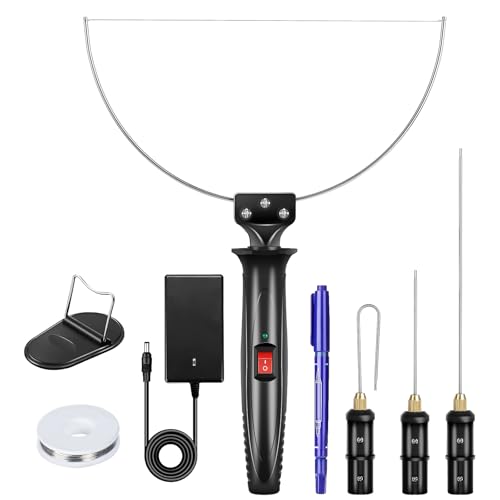 4 in 1 Hot Wire Foam Cutter, 18W Electric Hot Knife Styrofoam Cutting Kit
