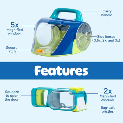 Educational Insights GeoSafari Bugservatory Humane Bug Catcher Kit for Kids
