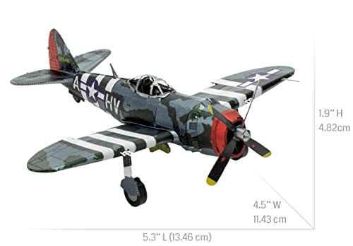 Metal Earth P-47 Thunderbolt 3D Metal Model Kit Fascinations - style: P47 Thunderbolt