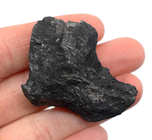 EISCO 12PK Raw Graphite, Pure Carbon Specimens - Approx. 1" - Geologist Selected & Hand Processed - Great for Science Classrooms - Class Pack