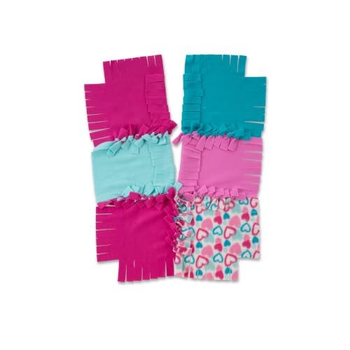 Melissa & Doug Fleece Quilt No-Sew Craft Kit, Multi