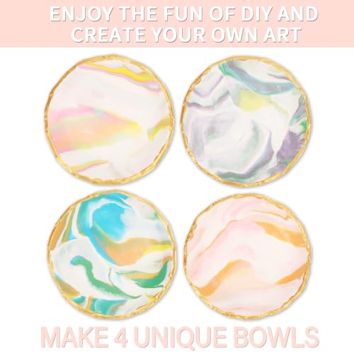 Patemby Make Your Own Clay Jewelry Bowls Arts and Crafts Kit for Teen Girls