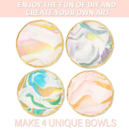 Patemby Make Your Own Clay Jewelry Bowls Arts and Crafts Kit for Teen Girls