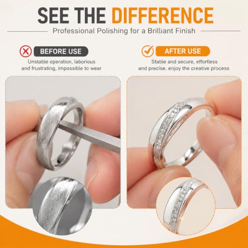 IvySync 19PCS Ring Bender Tool Kit,Spoon Ring Making Set with Nylon Dies - size: 17pcs