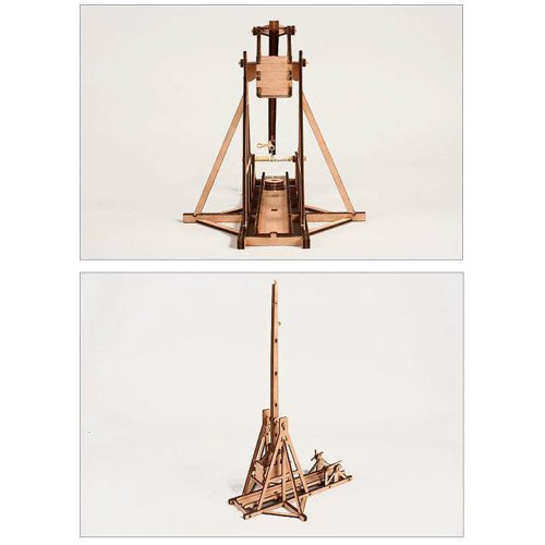 DESKTOP Wooden Model Kit Trebuchet by Young Modeler