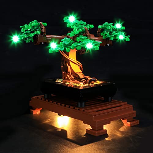 Lightailing Led Light for Lego 10281 Bonsai Building Blocks Model - NOT Included The Model Set - style: 10281 Green Bonsai Tree