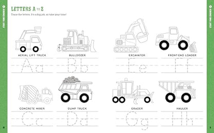 Construction Site Preschool Activity Book: Fun Learning with Trucks, Tools, and Mighty Machines