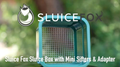 Sluice Fox mini Classifier Screen Gold panning Kits, Stainless Steel Screen mesh sifting Sieve Prospecting and gem Sorting; Shark Tooth sift Sifter - color: #04 Mesh Screen (16 holes per sq.in.) Green