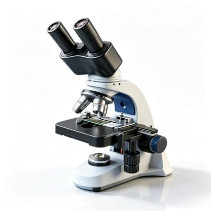 Compound Binocular Microscope for Adults, Professionals & Kids, 40X-640X Magnification with LED Illumination, Mechanical Stage, WF10x & WF16x Eyepieces，Suitable for Schools Home Labs Educational