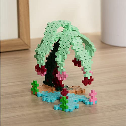 PLUS PLUS Inspired, Monet The Japanese Footbridge- Art Building Set 350 pc - color: Monet, the Japanese Footbridge
