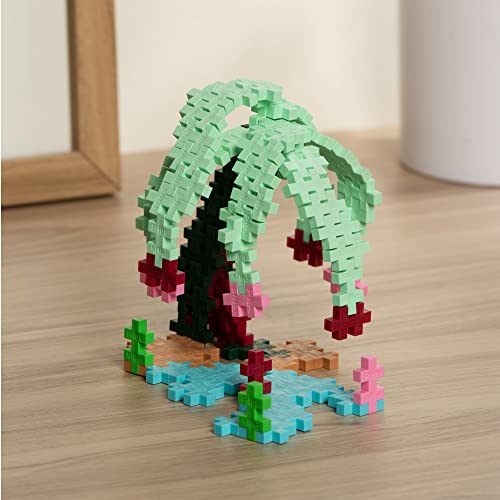 PLUS PLUS Inspired, Monet The Japanese Footbridge- Art Building Set 350 pc - color: Monet, the Japanese Footbridge