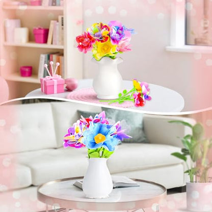 Osllate Upgraded Flower Bouquet Accessories Set for Making 36 Flowers, DIY Arts & Crafts Toy Accessories Flowers Making Toy Kit